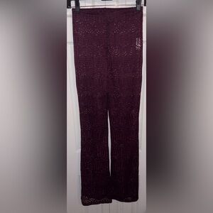 Massing Purple pants Top XS